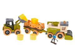 WOWO Traktor Kmetijska oprema - Kmetijska oprema: Traktor in konji z orodjem - Kmetija Kmetija Izvijač