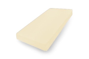BabyMatex Prevleka iz jerseja z elastiko, 60x120, bež