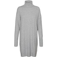 Vero Moda Ženska obleka VMBRILLIANT 10199744 Light Grey Melange (Velikost XS)