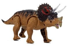 Lean-toys Dinozaver Triceratops na baterije