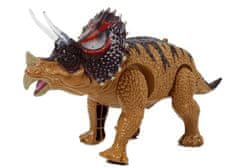 Lean-toys Dinozaver Triceratops na baterije