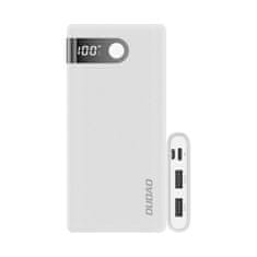 DUDAO powerbank 10000 mah 2x usb / usb type c / micro usb 2 a z led zaslonom bel (k9pro-01)