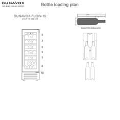Dunavox vinska vitrina DAUF-19.58B podpultno vgradna