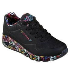 Skechers Čevlji črna 39 EU Uno Loving Love