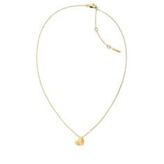 Calvin Klein Romantična pozlačena ogrlica s srcem 35000036