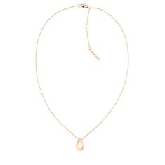 Calvin Klein Elegantna bronasta ogrlica iz jekla 35000085