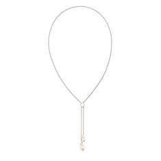 Calvin Klein Moderna jeklena ogrlica z drsno zaponko 35000086