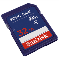 SanDisk 32 GB pomnilniška kartica SDHC razreda 4