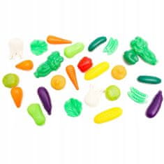 Luxma Set plastične zelenjave in sadja 120 kosov. 083