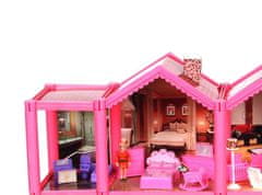 Luxma Hiša za punčke 6 sob, oprema 126kos 955