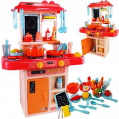 Luxma Otroška kuhinja s hladilnikom in plinsko kuhalno ploščo 170