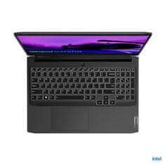 Lenovo IdeaPad 3 gaming prenosnik, i5-11320H, 39.62 cm (15,6"), FHD, 16 GB, 512 GB, RTX 3050, Free DOS, črna (82K101DCSC)