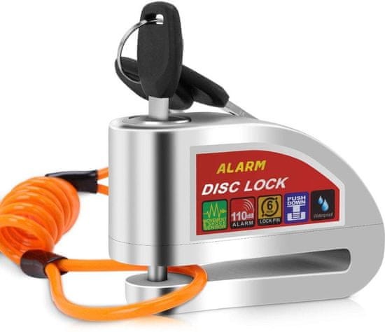 SecureYourBike Ključavnica za disk z alarmom - disk locker