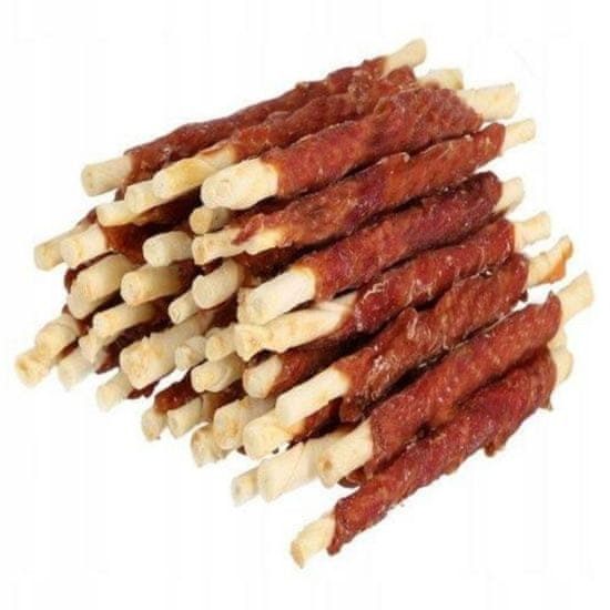 MACED Goveje palčke z raco za pse Maced 500g