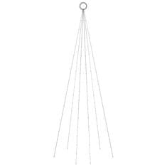 Vidaxl Novoletna jelka iz 108 pisanih LED lučk 180 cm