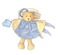 Čuri Muri ninica z grizalom, medvedek, modra, 35 cm