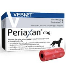 VEBIOT Vitamini, dodatki za pse Periaxan dog 5 paličnih vrečk + vrečke za iztrebke