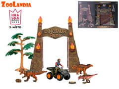 Komplet dinozavrskega parka Zoolandia z dodatki