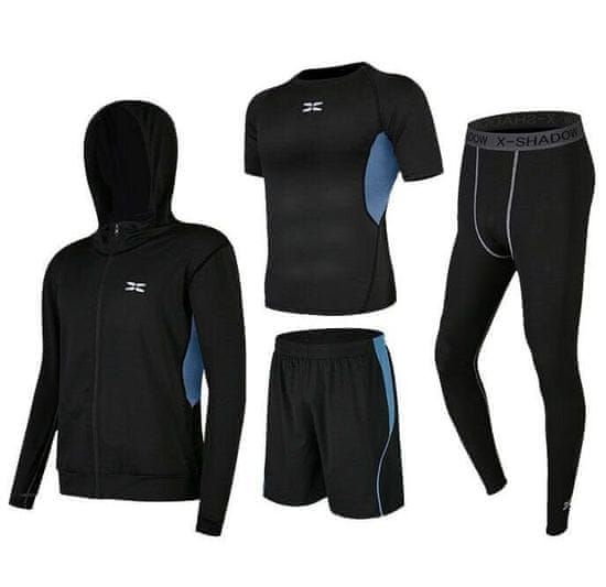 Merco Runner 4M fitnes komplet modra, XXXL
