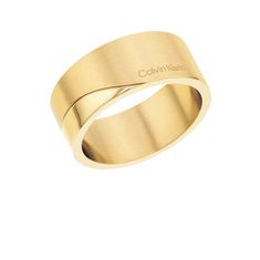 Calvin Klein Eleganten prstan iz pozlačenega jekla 35000199 (Obseg 54 mm)