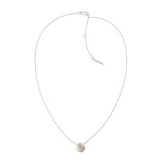 Calvin Klein Decent jeklena ogrlica s kristali 35000143