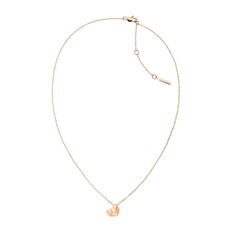 Calvin Klein Romantična bronasta ogrlica s srcem 35000037