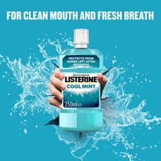 Listerine Coolmint ustna voda proti zobnim oblogam (Neto kolièina 250 ml)