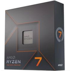 AMD Ryzen 7 7700X procesor, 8 jedrni, 16 niti, 4,5 GHz, 5,4 GHz Boost, brez hladilnika (100-100000591WOF)