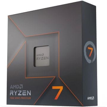 AMD Ryzen 7 7700X procesor, 8 jedrni, 16 niti, 4,5 GHz, 5,4 GHz Boost, brez hladilnika (100-100000591WOF) - odprta embalaža