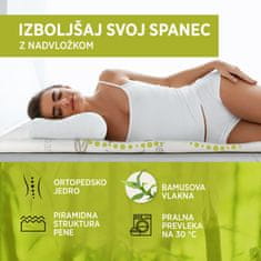 Vitapur Bamboo Relax nadvložek, 5 cm, 140 x 200 cm