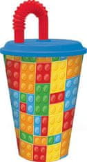 Stor SKODELICA S SLAMICO PLASTIČNE KOCKE 430 ML