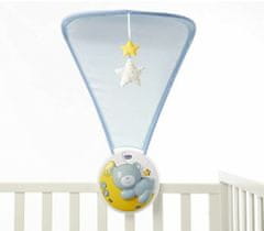 Chicco Glasbeni projektor nad otroško posteljico Next2Moon 3v1 za vse otroške posteljice, vključno z Next2Me, modra 0m+