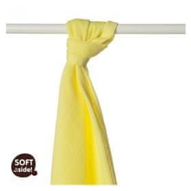 KIKKO Bambusova brisača/deka Colours 90x100 (1 kos) - limona