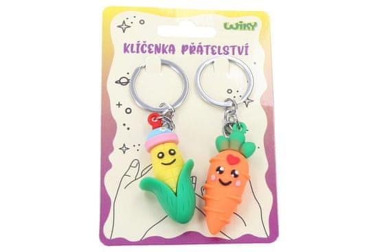 Obesek za ključe 2 kosa - Zelenjava
