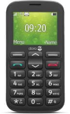 Doro 1380 mobilni telefon, črn - rabljeno
