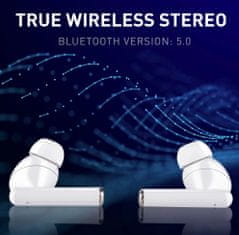 Grundig TWS Bluetooth slušalke, 350mAh, Bele