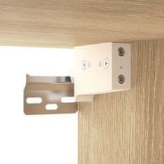 Vidaxl Stenska omarica sonoma hrast 100x36,5x35 cm konstruiran les