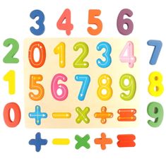 Luxma Leseni puzzle sorter kock številke barve 1003