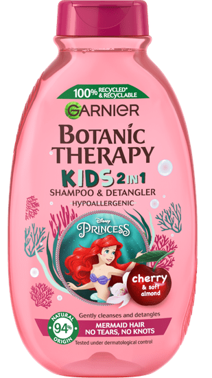 Garnier Garnier Botanic Therapy Kids 2v1 otroški šampon in balzam, Cherry, 250 ml