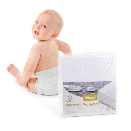 Vitapur Baby Protect nepremočljiva zaščita za ležišče, 60x120 cm