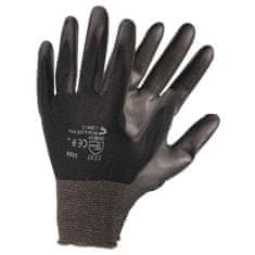 Cerva Delovne rokavice iz najlona/PU BUNTING BLACK L(9)