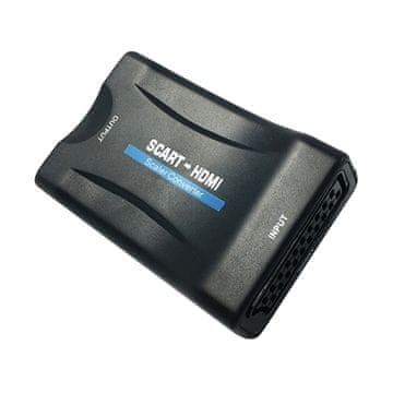 GBC AV pretvornik Scart na HDMI s priloženim napajalnikom
