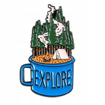 Pinets® PINETS Pin Explore Mountains Travel Shot Forest