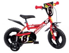 Dino Pro Cross 12 colsko fantovsko kolo, rdeče/črno
