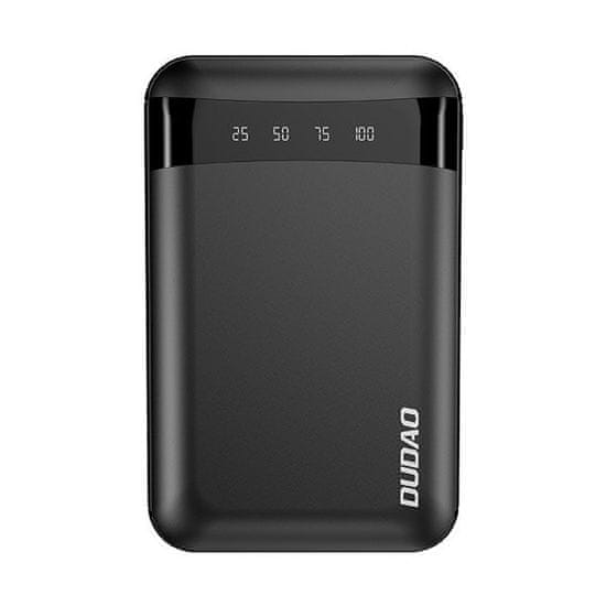 DUDAO K3Pro Power Bank 10000mAh 2x USB, črna