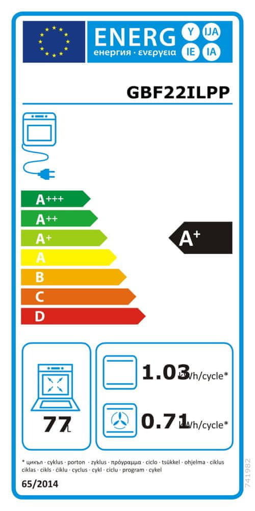 Gorenje GBF22ILPP vgradna pečica