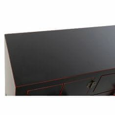 DKD Home Decor Konzola DKD Home Decor Črna Večbarvni les Jedla MDF Les 63 x 26 x 83 cm