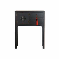 DKD Home Decor Konzola DKD Home Decor Črna Večbarvni les Jedla MDF Les 63 x 26 x 83 cm