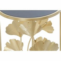 DKD Home Decor Komplet 2 majhnih mizic DKD Home Decor Golden Metal Crystal 41,5 x 41,5 x 55 cm