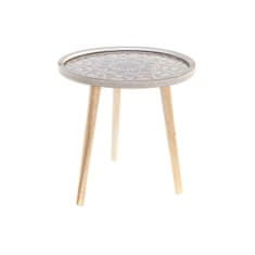 DKD Home Decor Stranska mizica DKD Home Decor Naravna črna 40 x 40 x 41 cm Les MDF